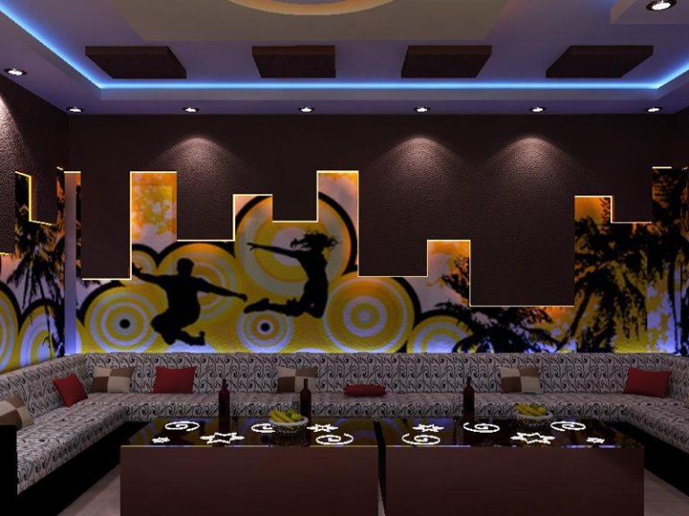 tranh vẽ cho tường karaoke