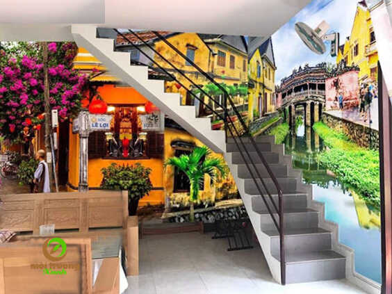Tranh vẽ tường địa điểm du lịch