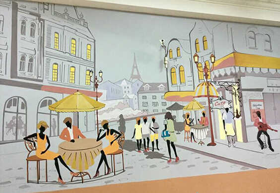 Tranh vẽ tường đường phố