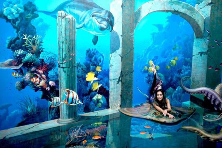 tranh tường 3d cho khu vui chơi