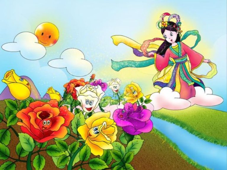 tranh tường cổ tích