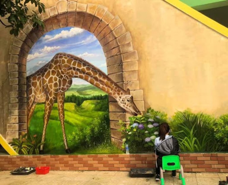 tranh tường 3D