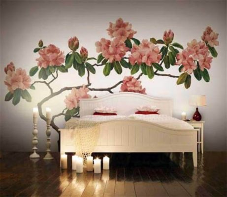 vẽ tranh tường phòng cưới