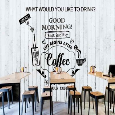vẽ tranh chữ tường quán cafe