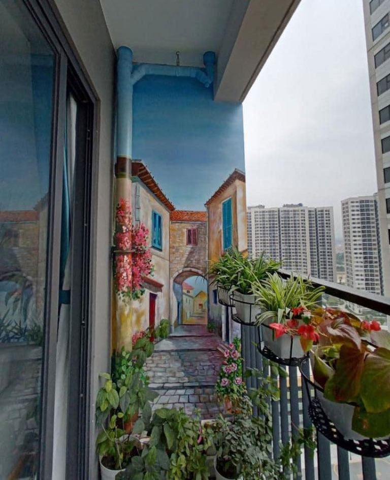 vẽ tranh tường nhà ở