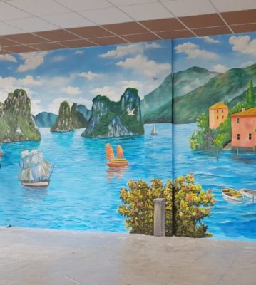 vẽ tranh tường nha trang