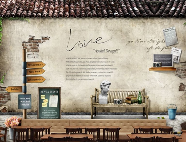 vẽ tranh tường đơn giản