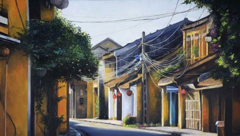 vẽ tranh tường cổ điển