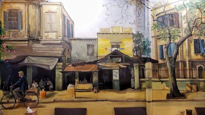 vẽ tranh tường cổ điển