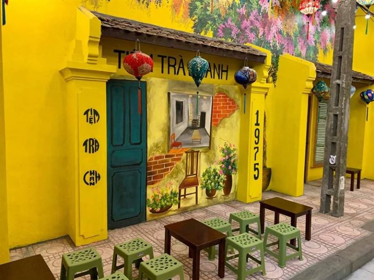vẽ tranh tường phố cổ
