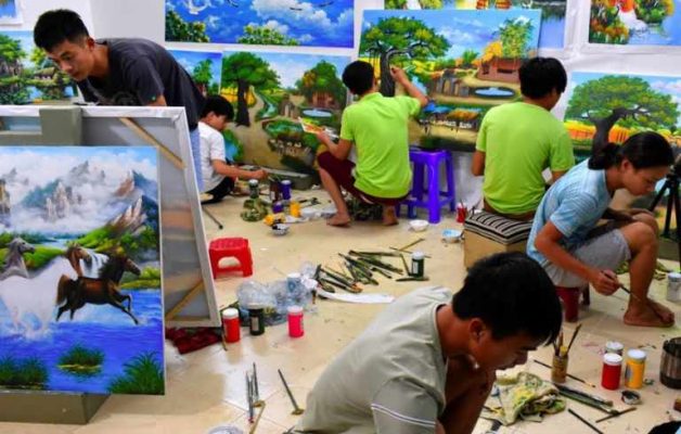 học vẽ tranh tường ở hà nội