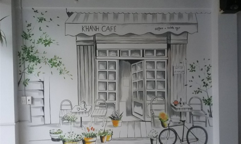vẽ tranh tường lào cai