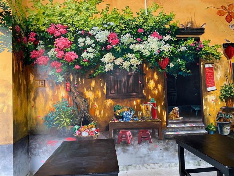 vẽ tranh tường mỹ tho
