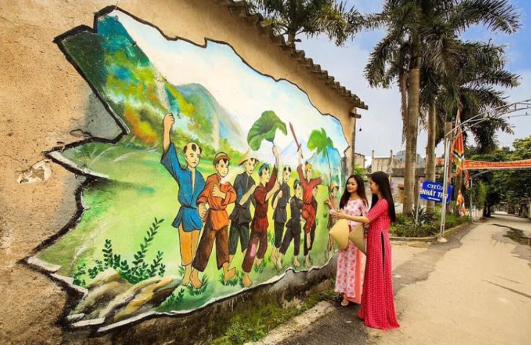 vẽ tranh tường ninh bình